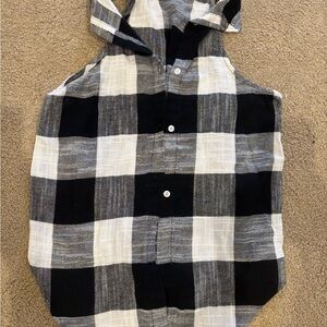 Bishop + Young Monochrome Plaid Top